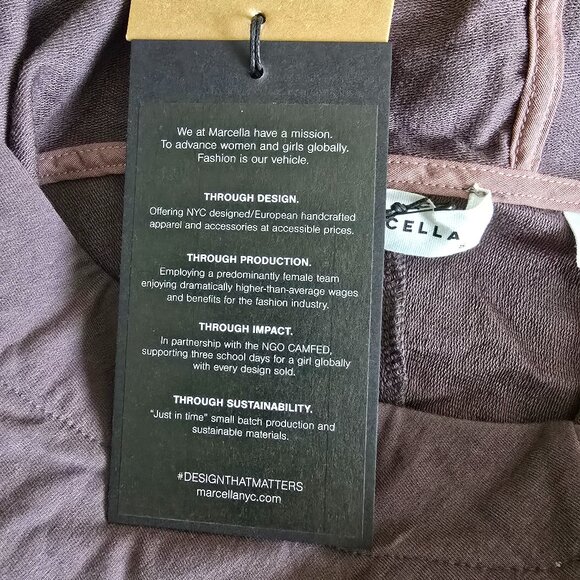 Marcella NY Firenza Hoodie Tunic Anthracite Size Small NWT - Picture 14 of 14